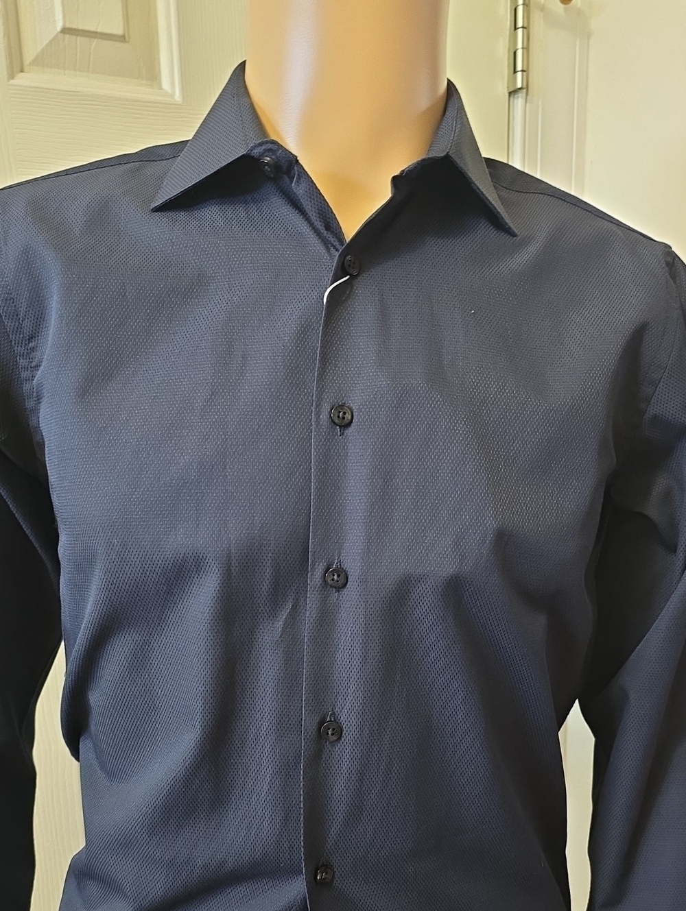 Ben Sherman Brand Men's Blue Dress Shirt Size Small Slim Fit